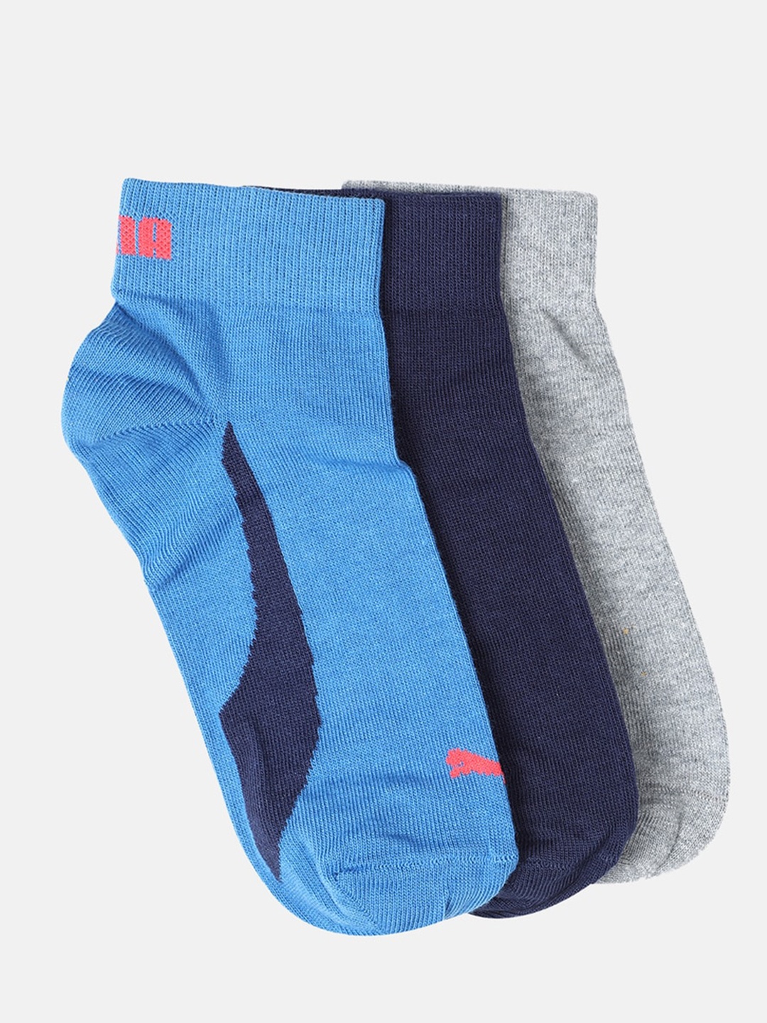 

Puma Unisex Pack Of 3 Assorted Ankle-Length Socks