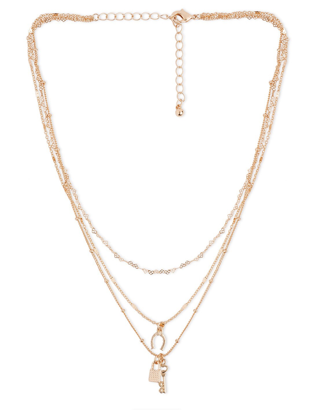 

20Dresses Gold-Toned Metal Layered Necklace