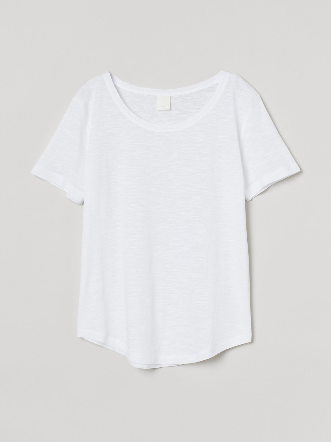 

H&M Women White Modal-Blend T-Shirt