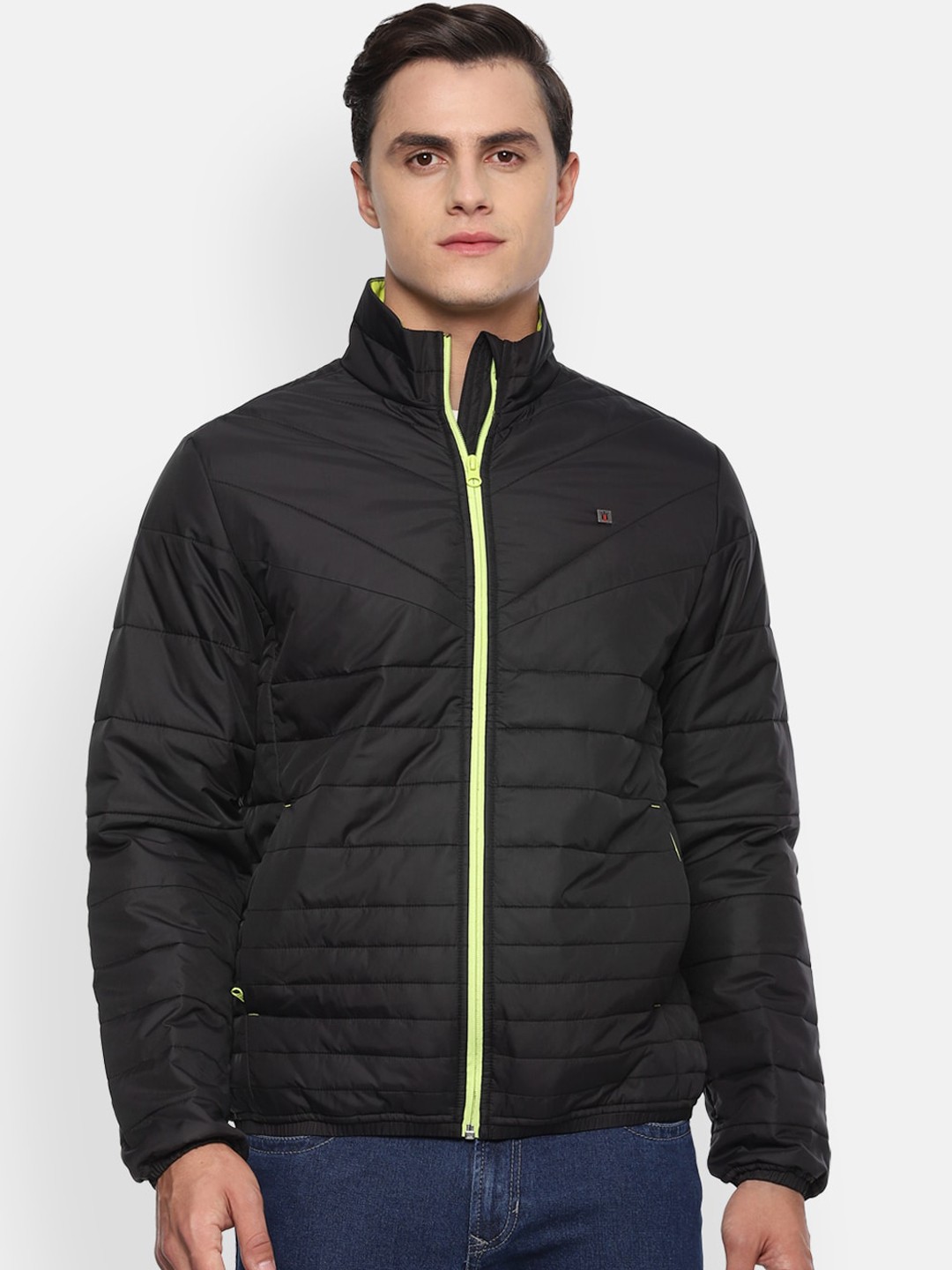 

Louis Philippe Sport Men Black Solid Padded Jacket