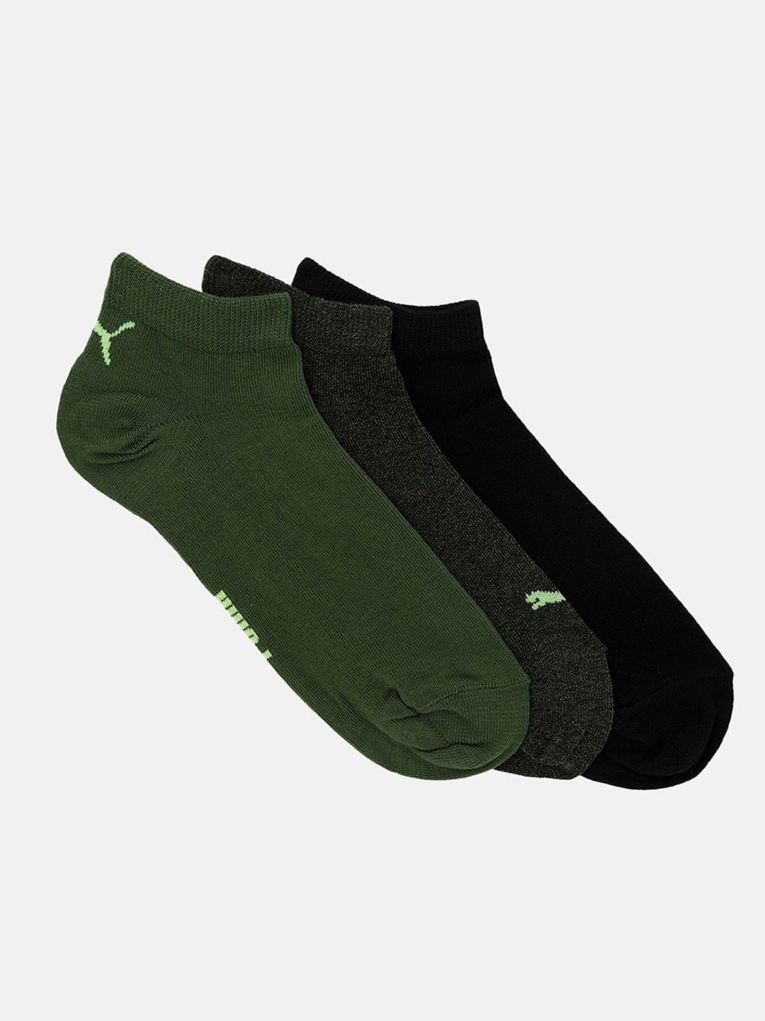 

Puma Adults Multicoloured Pack of 3 Ankle Length Socks, Multi