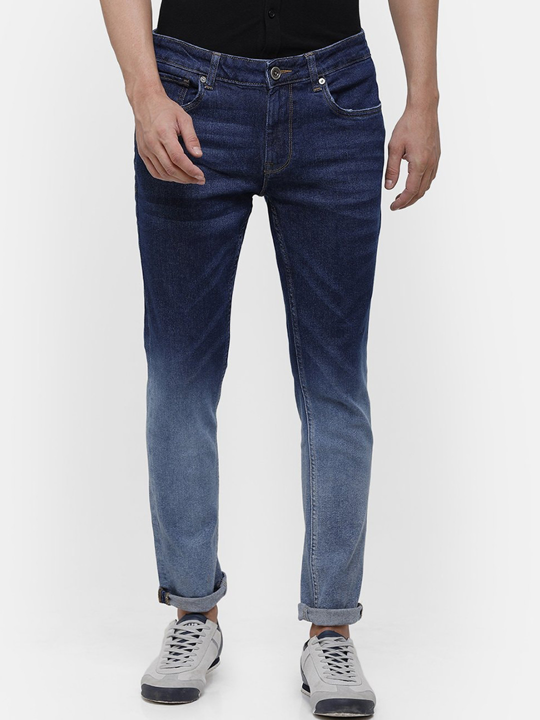 

Voi Jeans Men Blue Skinny Fit Mid-Rise Clean Look Stretchable Jeans