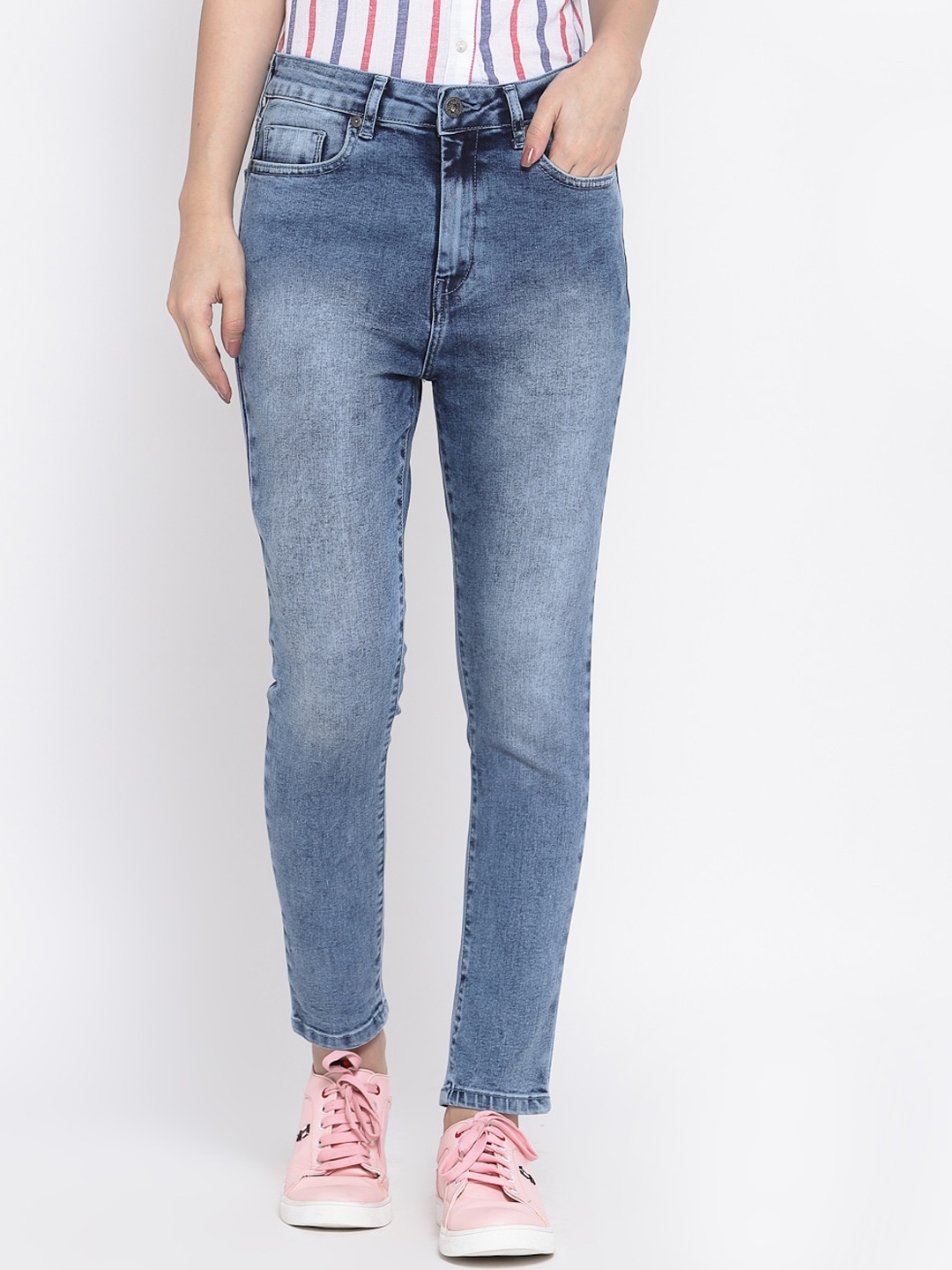 

Pepe Jeans Women Blue Skinny Fit Jeans