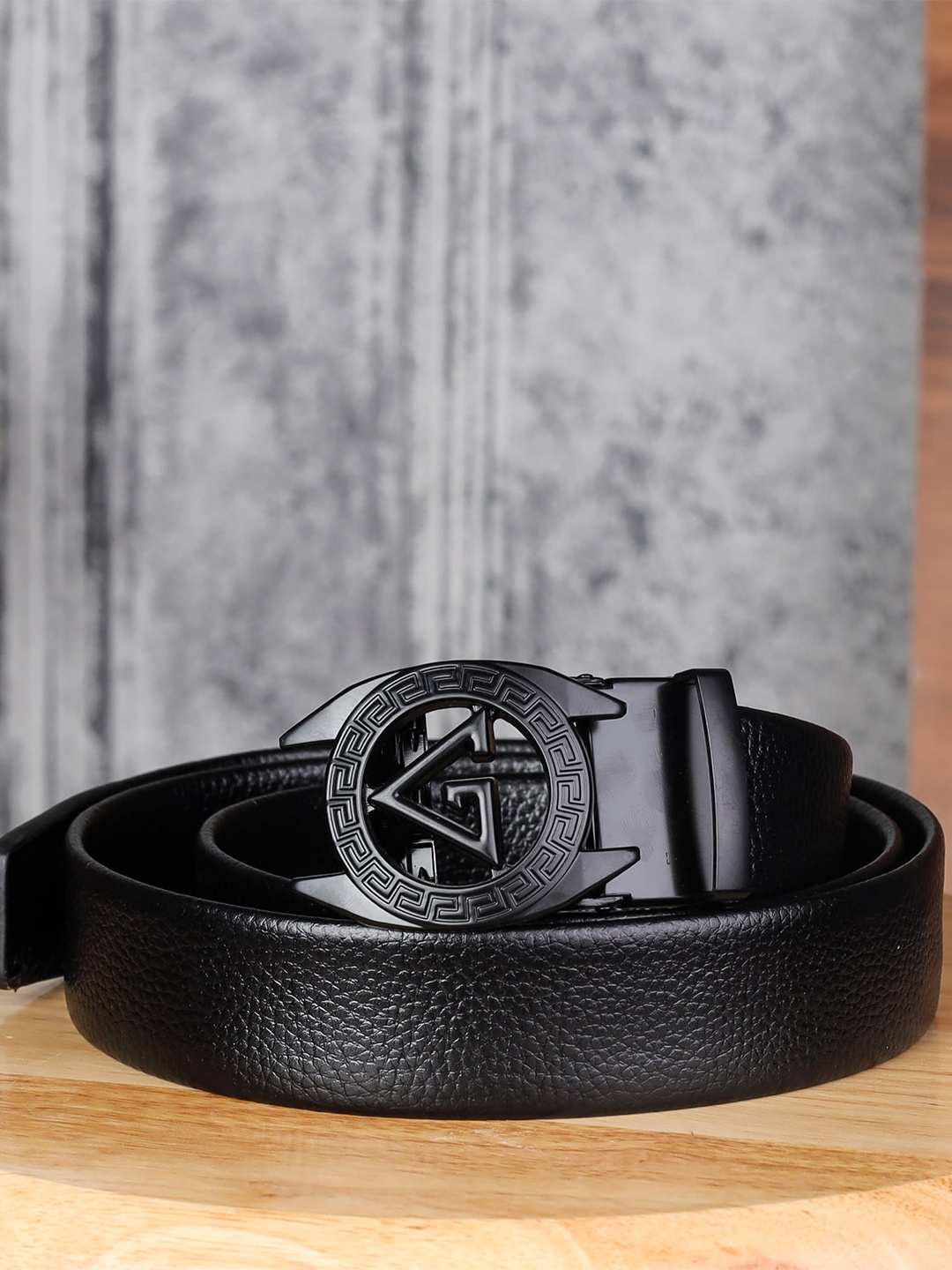 

Kastner Men Black Textured Belt
