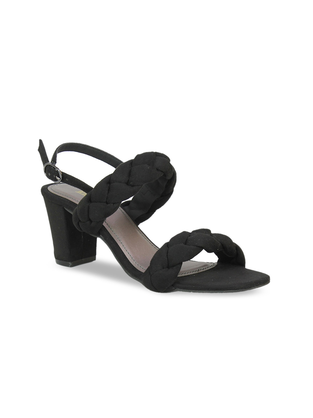 

Inc 5 Women Black Solid Sandals