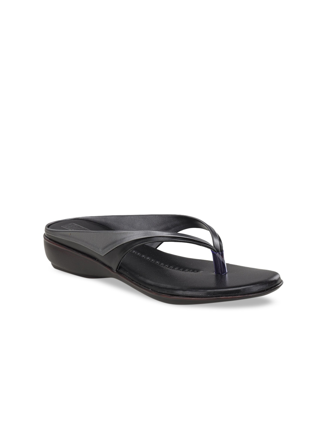 

LONDON STEPS Women Black Open Toe Flats