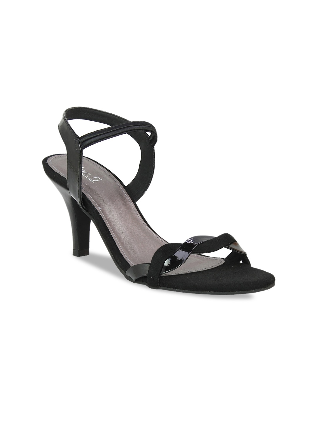 

Inc 5 Women Black Woven Design Sandals