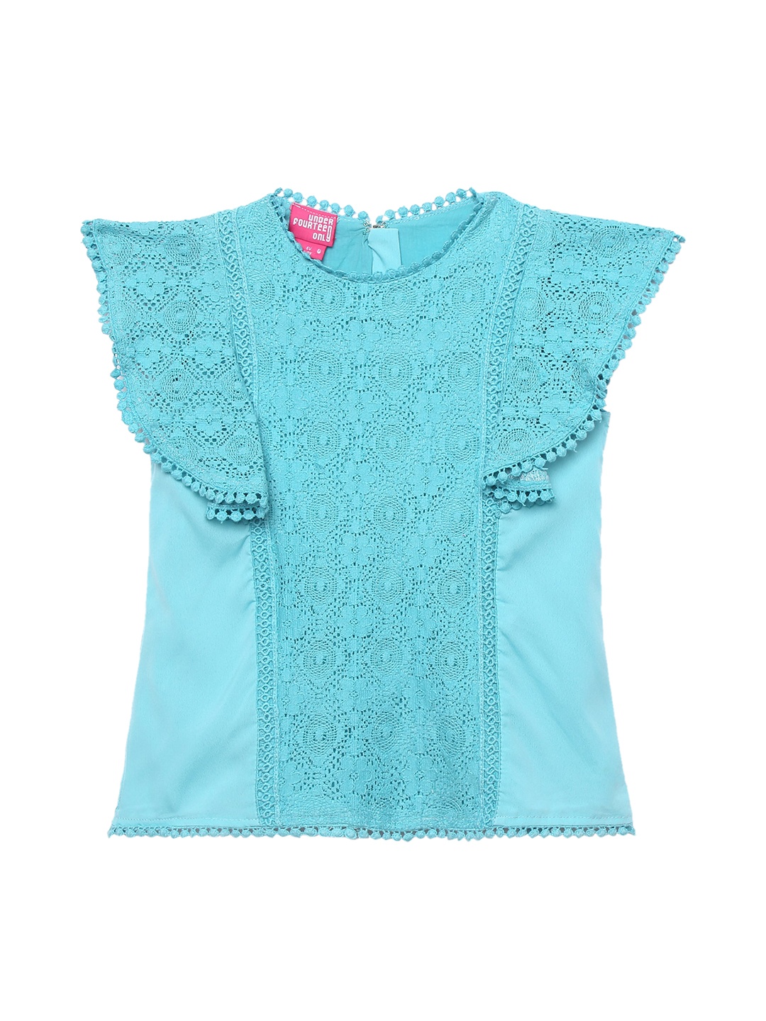 

UNDER FOURTEEN ONLY Girls Blue A-Line Top