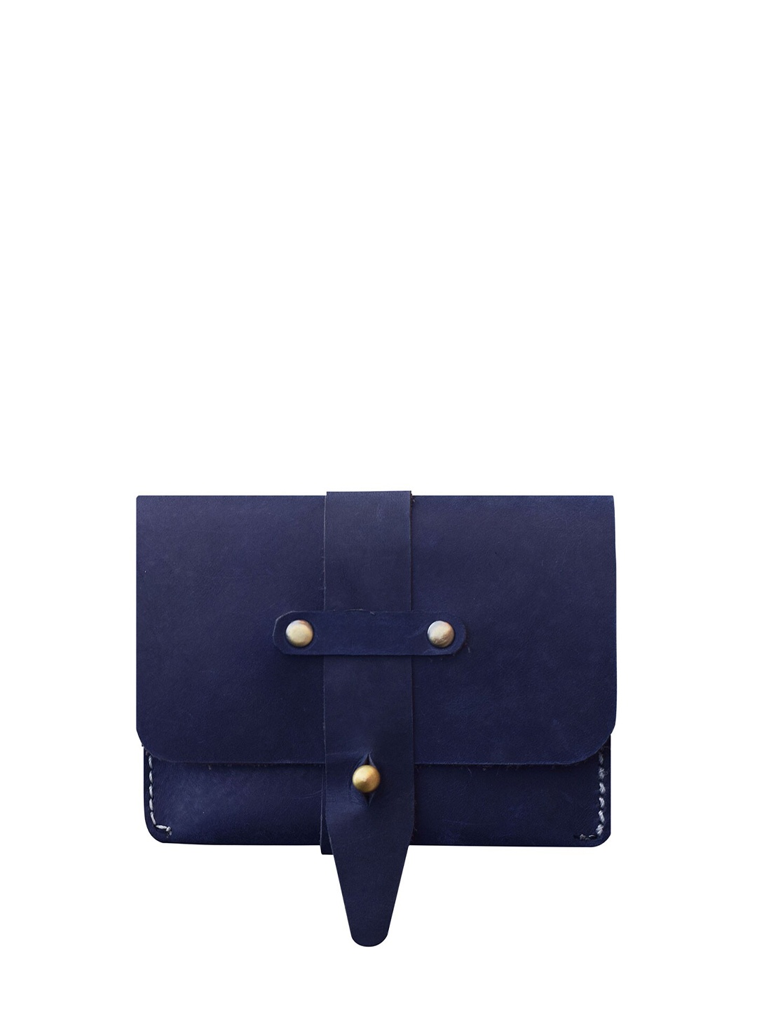

ABYS Unisex Blue Textured Card Holder Wallet