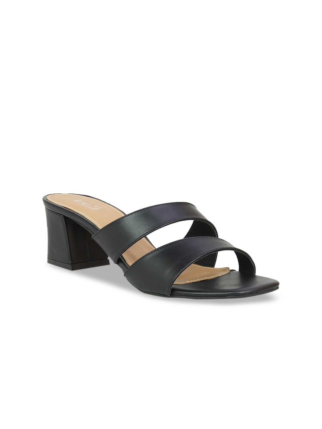 

Inc 5 Women Black Solid Sandals