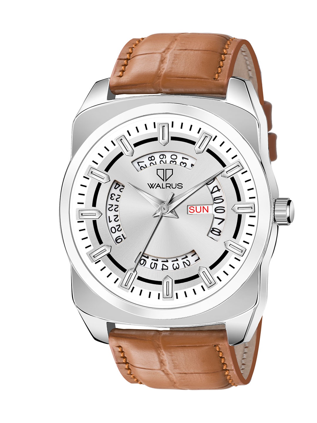

Walrus Maverick XVII Series Men Silver-Toned Analogue Watch WWTM-MVRK-XVII-071607-