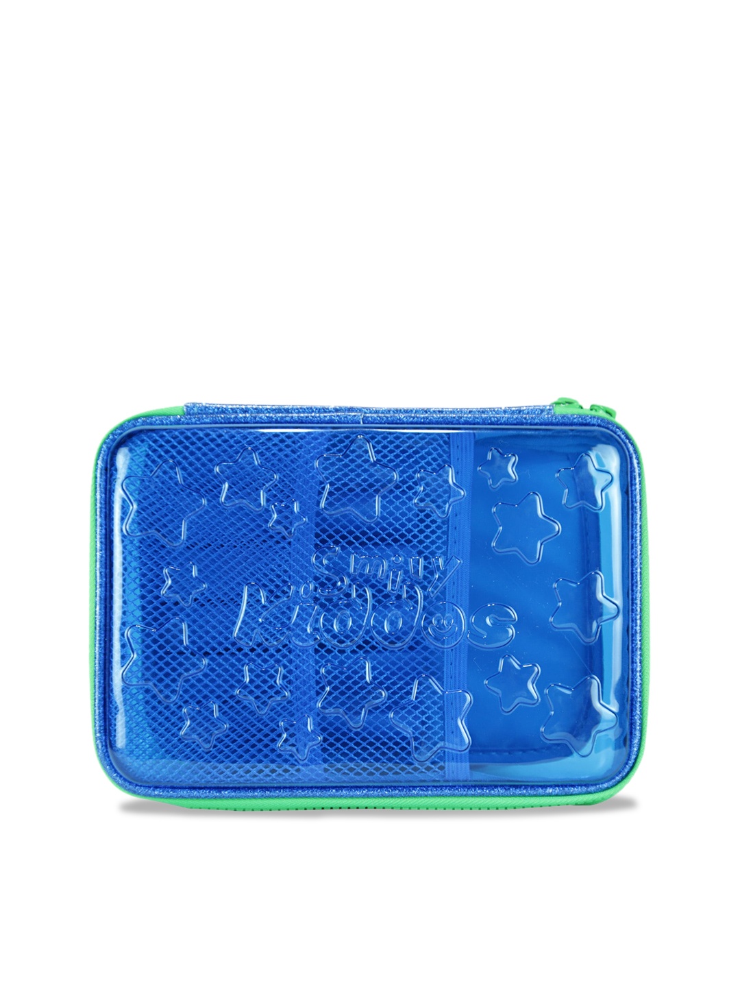 

Smily Kiddos Blue & Green Solid Pvc Pencil Case
