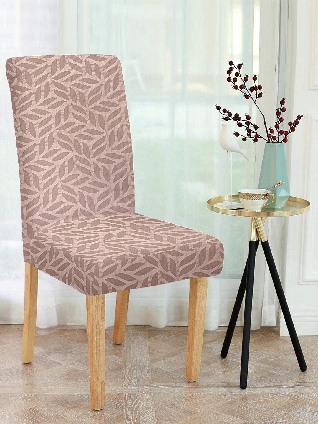 

Cortina Set Of 4 Pink Printed Chair Covers