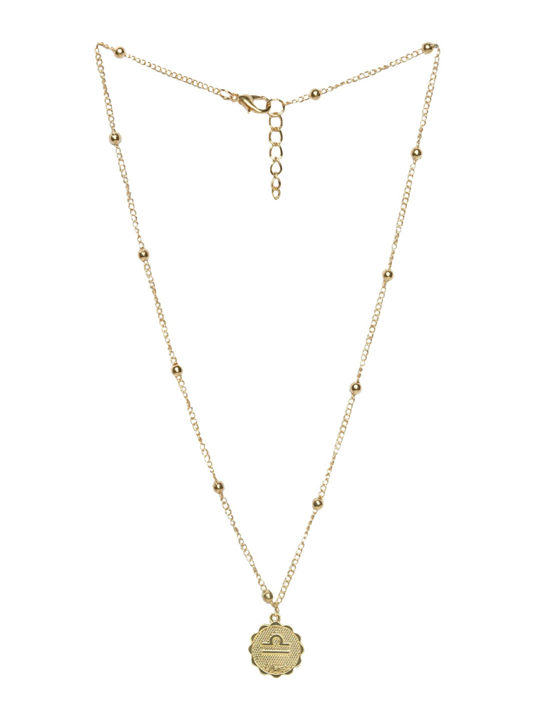 

JOKER & WITCH Gold-Toned Gold-Plated Libra Zodiac Pendant