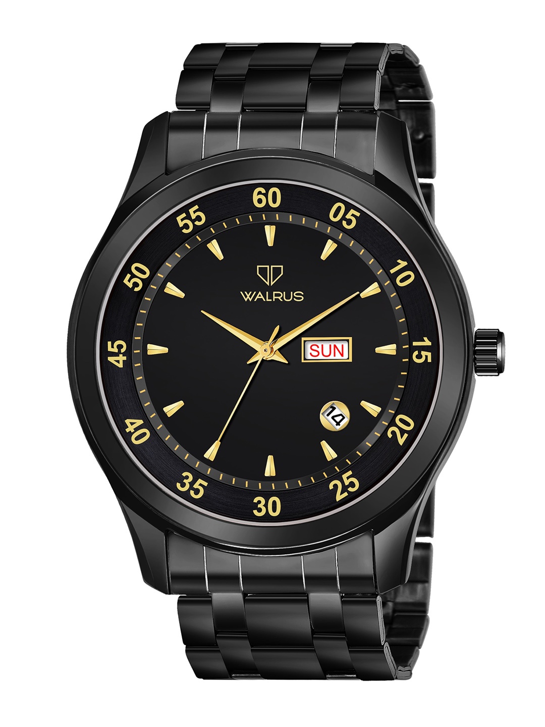 

Walrus Elite XII Series Men Black Day & Date Function Analogue Watch