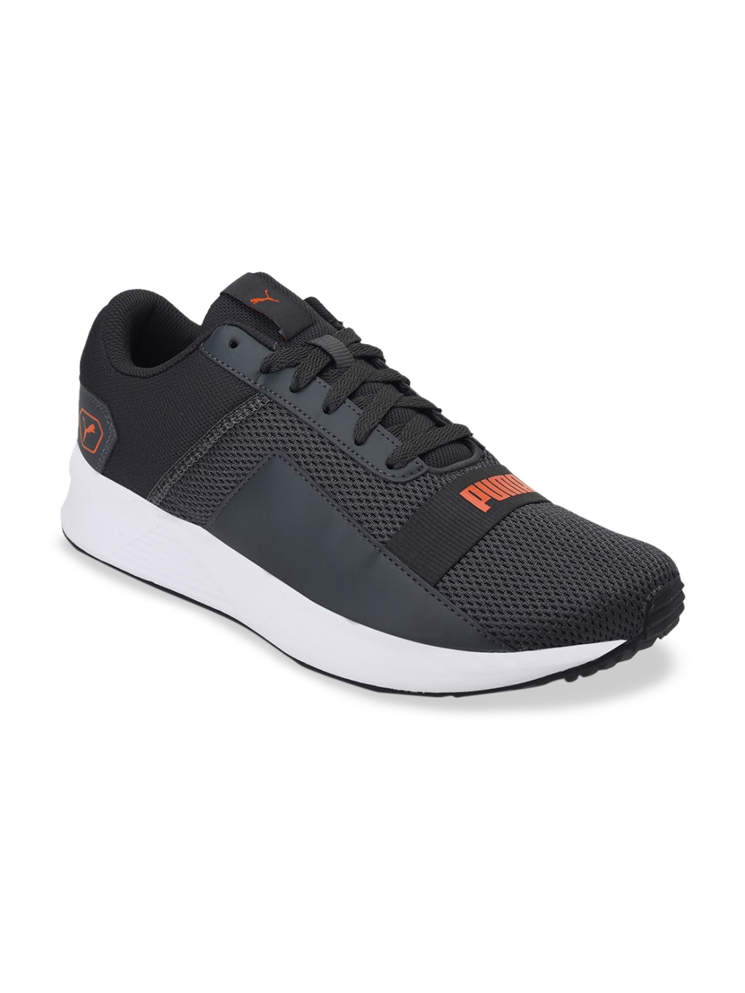 

Puma Men Grey Woven Design Pacer Pro V3 Sneakers