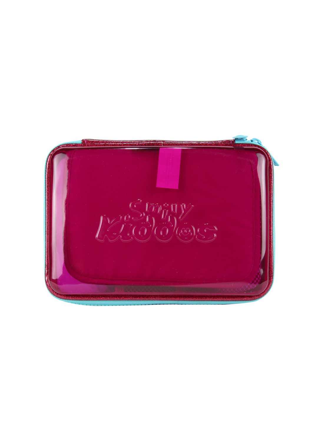 

Smily Kiddos Kids Magenta Pink & Turquoise Blue Solid Pencil Case