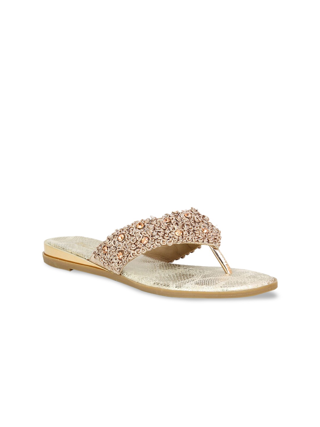

Inc 5 Women Rose Gold Embellished Sandals