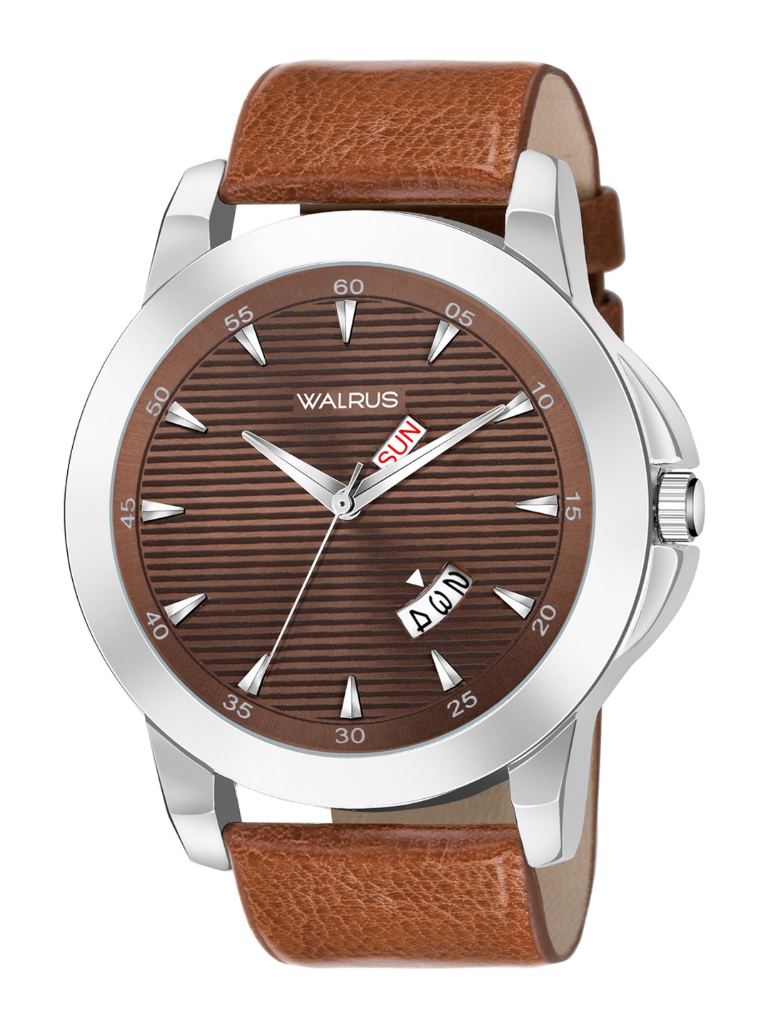 

Walrus Maverick XVI Series Men Brown Day & Date Function Analogue Watch