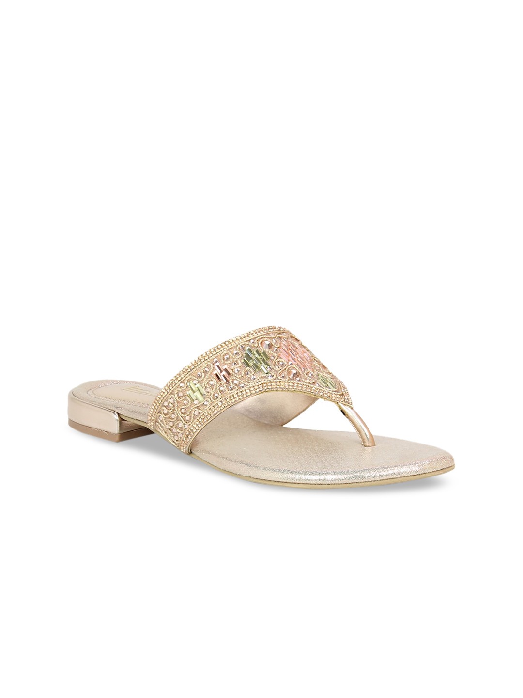

Inc 5 Women Rose Gold Embellished Sandals