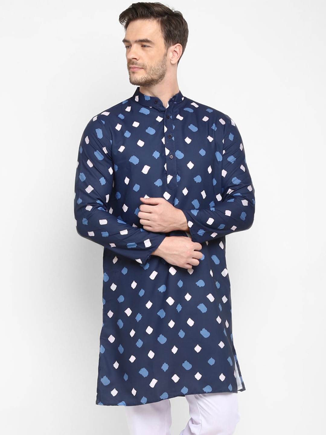 

hangup trend Men Multicoloured Geometric Printed Kurta, Multi