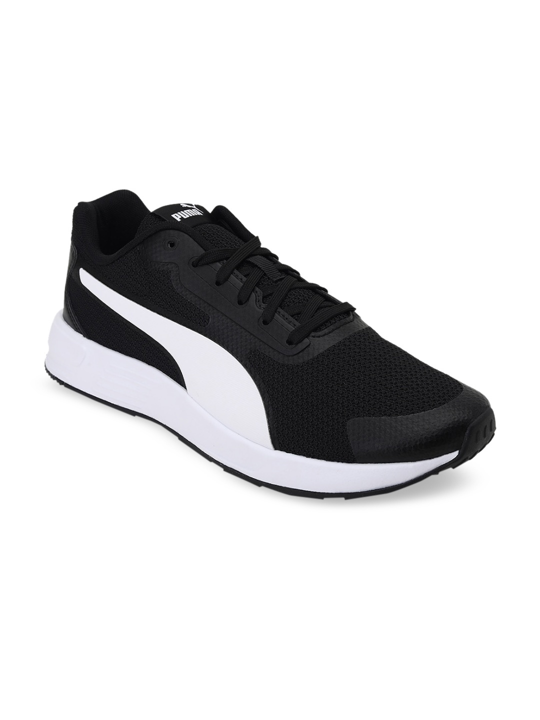 

Puma Unisex Black & White Colourblocked Sneakers