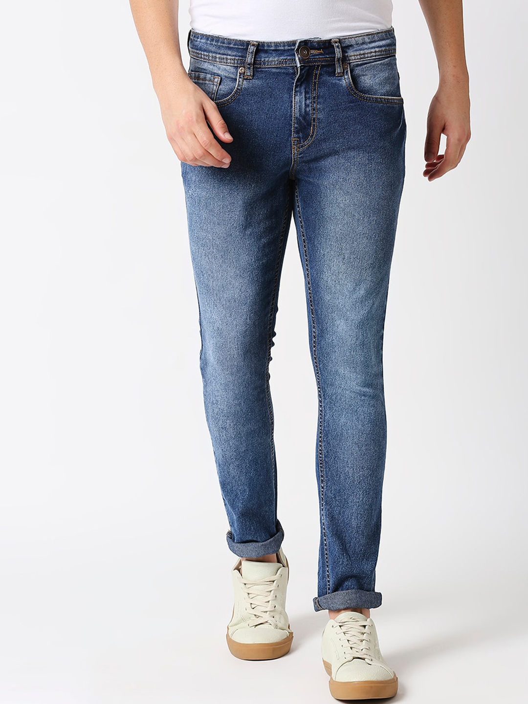 

High Star Men Blue Heavy Fade Jeans