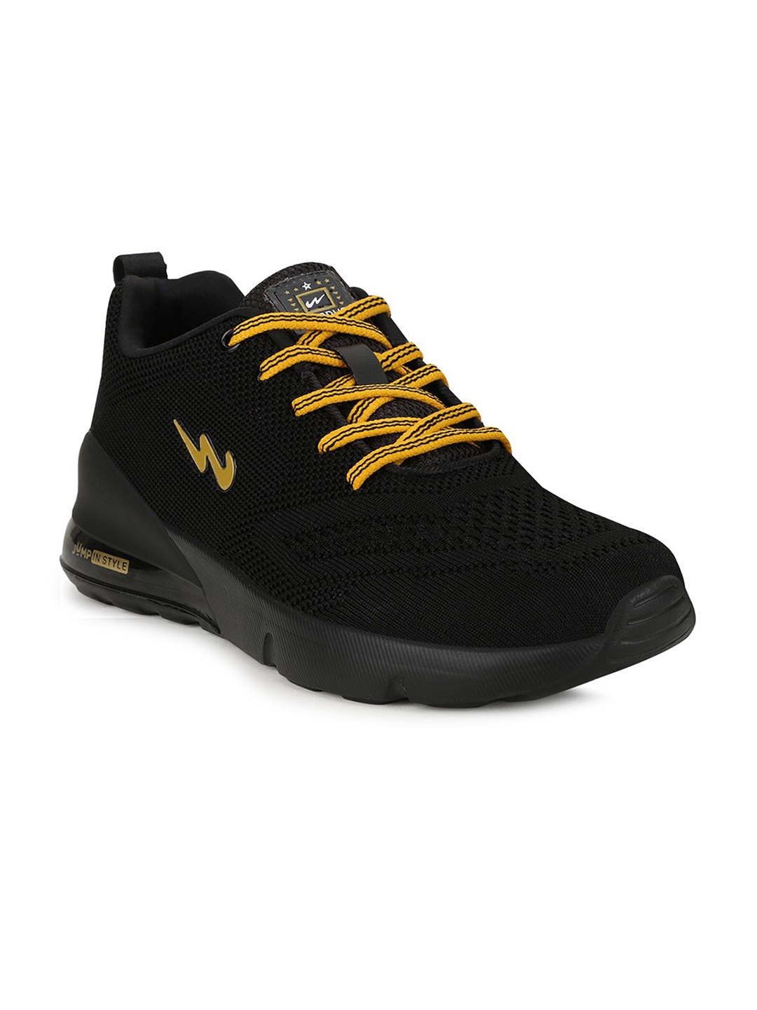 

Campus Unisex Kids Black Mesh Road Running Shoes