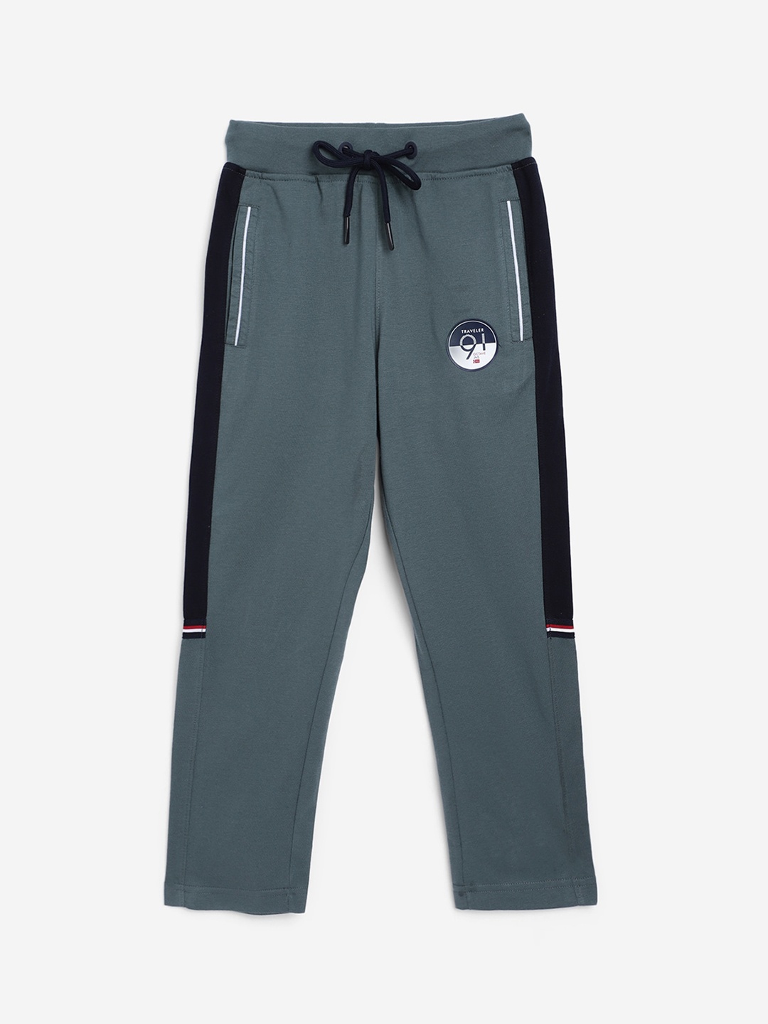 

Octave Boys Teal Blue Solid Cotton Track Pants