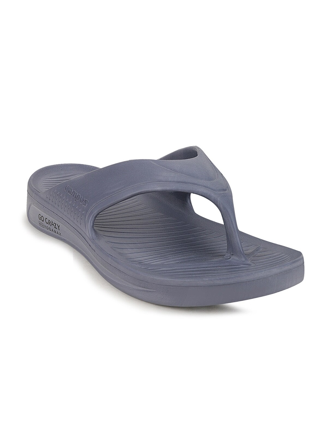 

Campus Men Grey Thong Flip-Flops