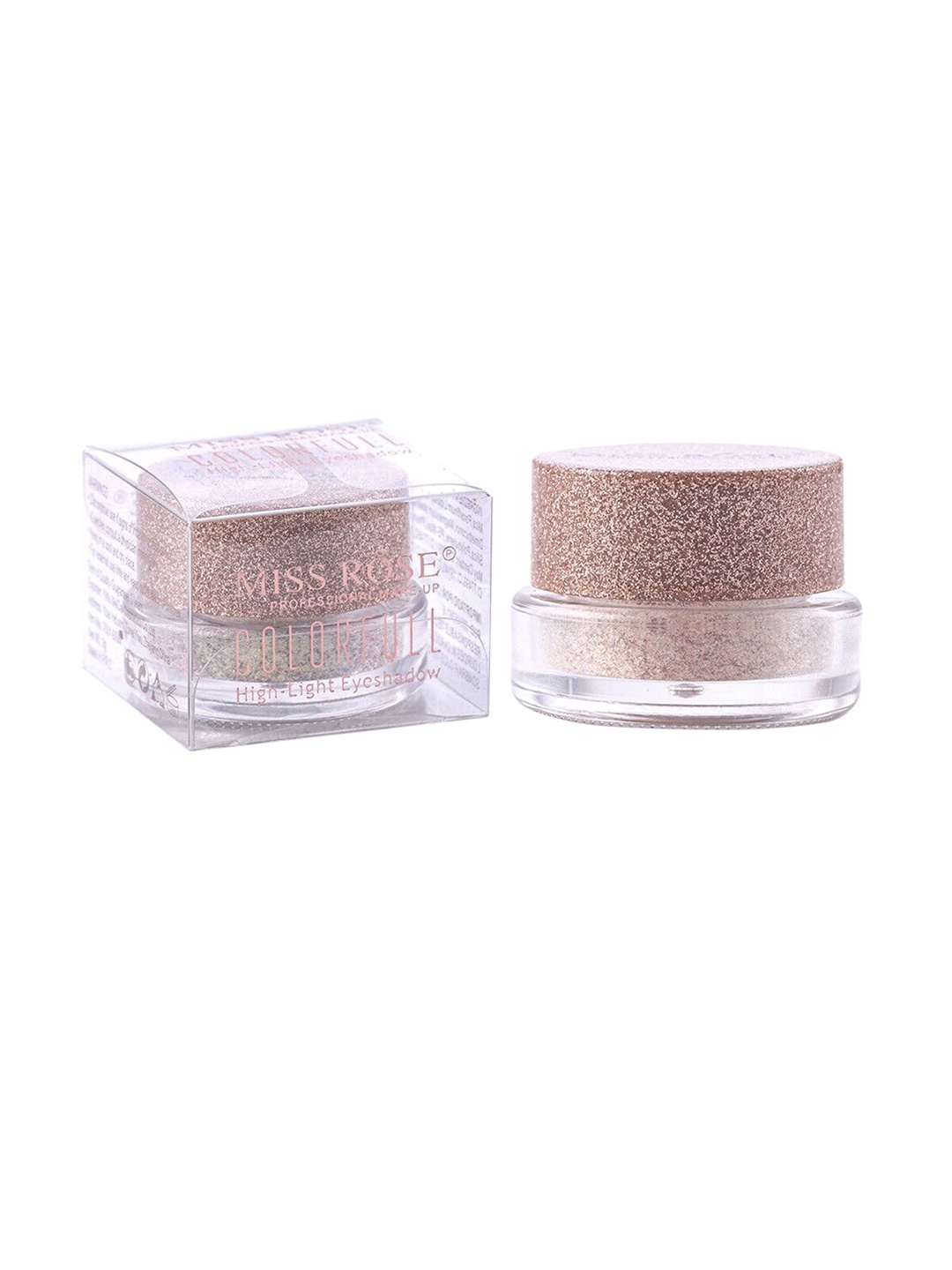 

MISS ROSE Single Glitter Eyeshadow 20 g - 7001-005M 15, Pink