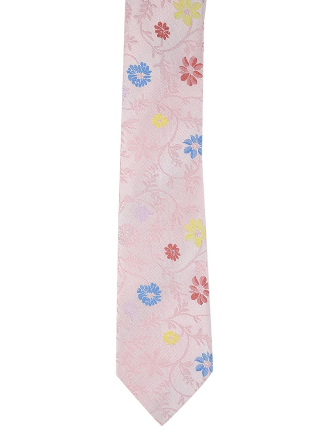 

Peter England Men Pink & Blue Woven Design Accessory Gift Set