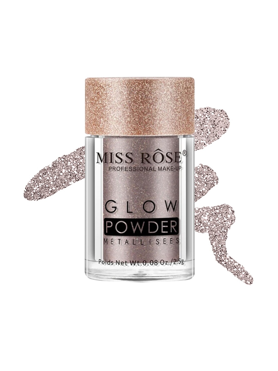 

MISS ROSE Eyeshadow Glow Powder - Metalises 7001-010M 12, Metallic