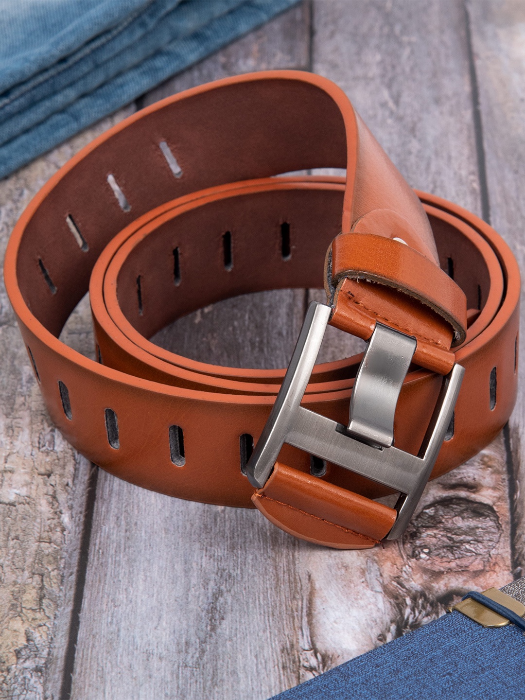 

Kastner Men Brown Solid Belt
