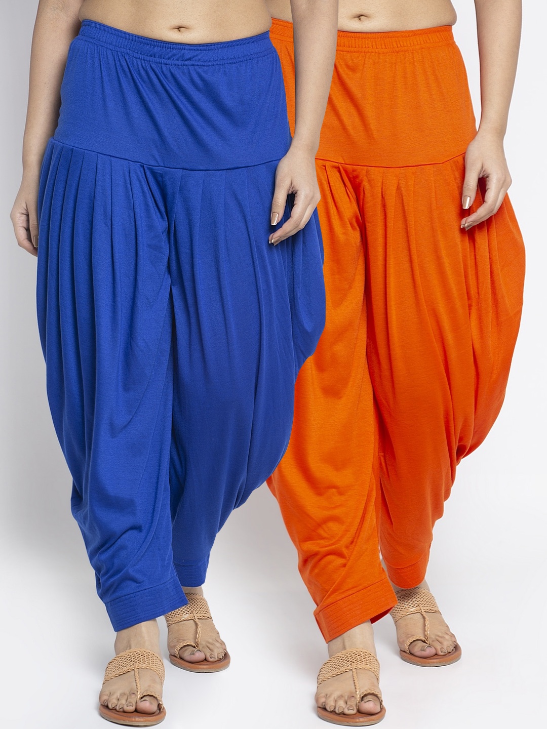 

GRACIT Women Pack Of 2 Solid Salwar, Blue