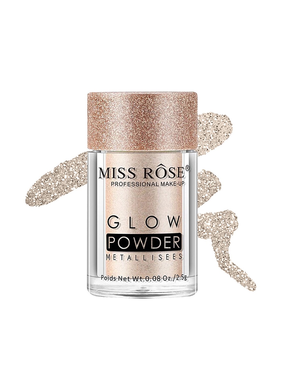 

MISS ROSE Single Eyeshadow Glow Powder - Metalises 7001-010M 02, Nude