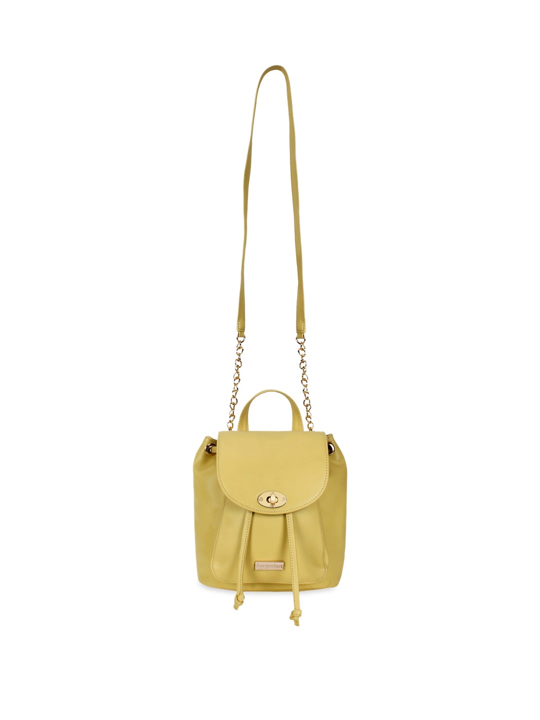 

Berrypeckers Lime Green Solid Sling Bag