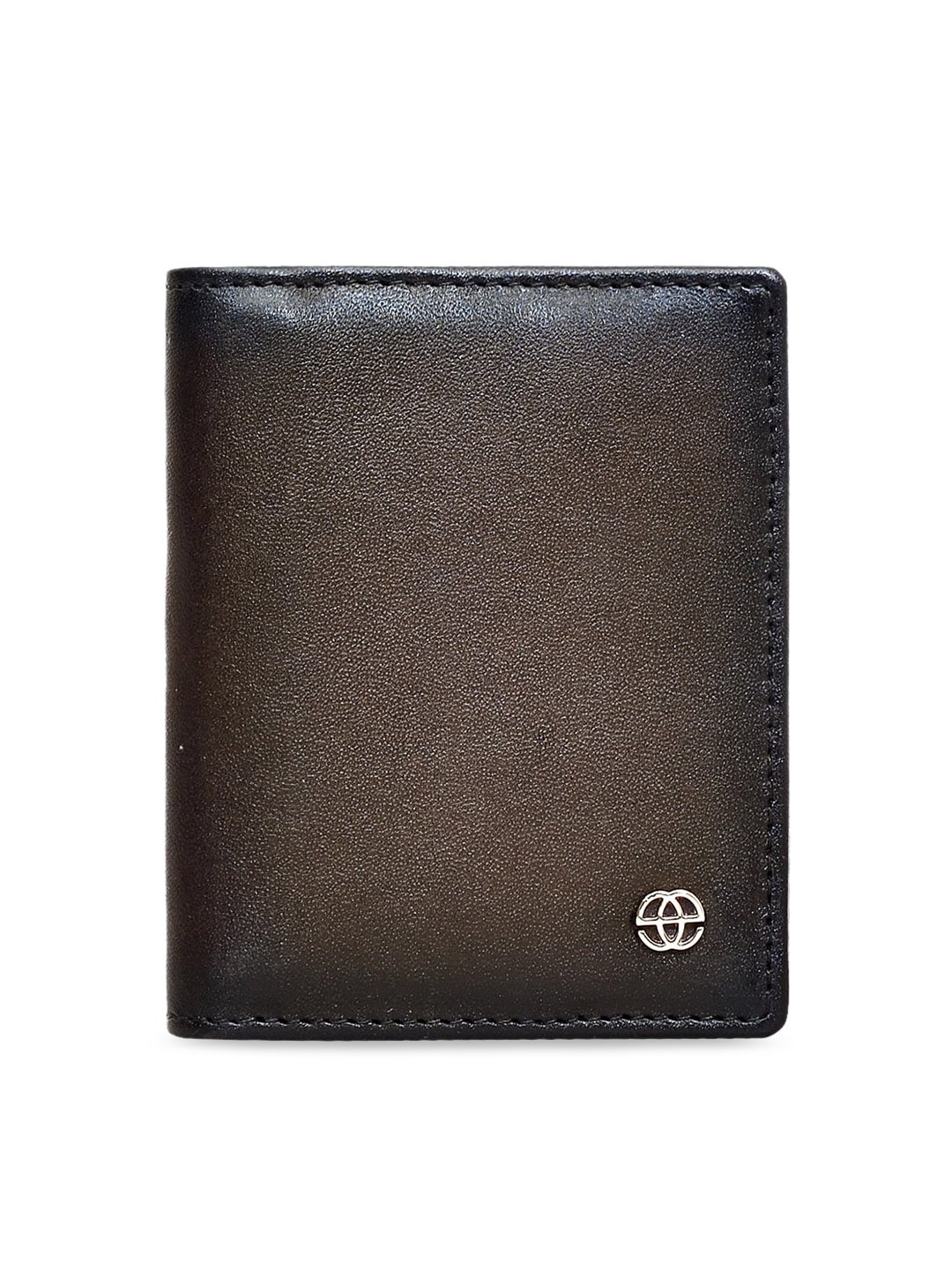 

Eske Unisex Coffee Brown Solid Leather Card Holder