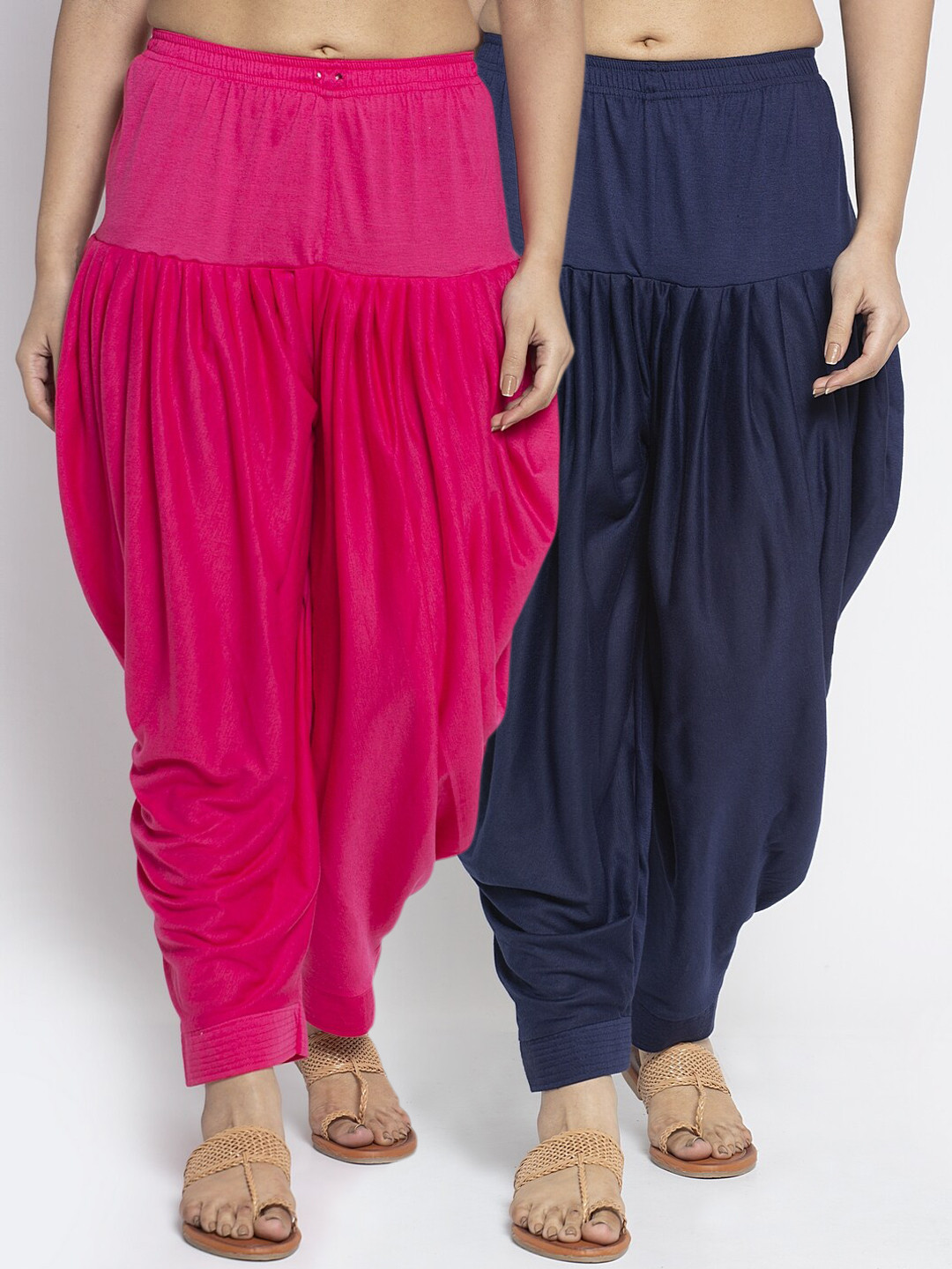 

GRACIT Women Pack Of 2 Solid Salwar, Pink