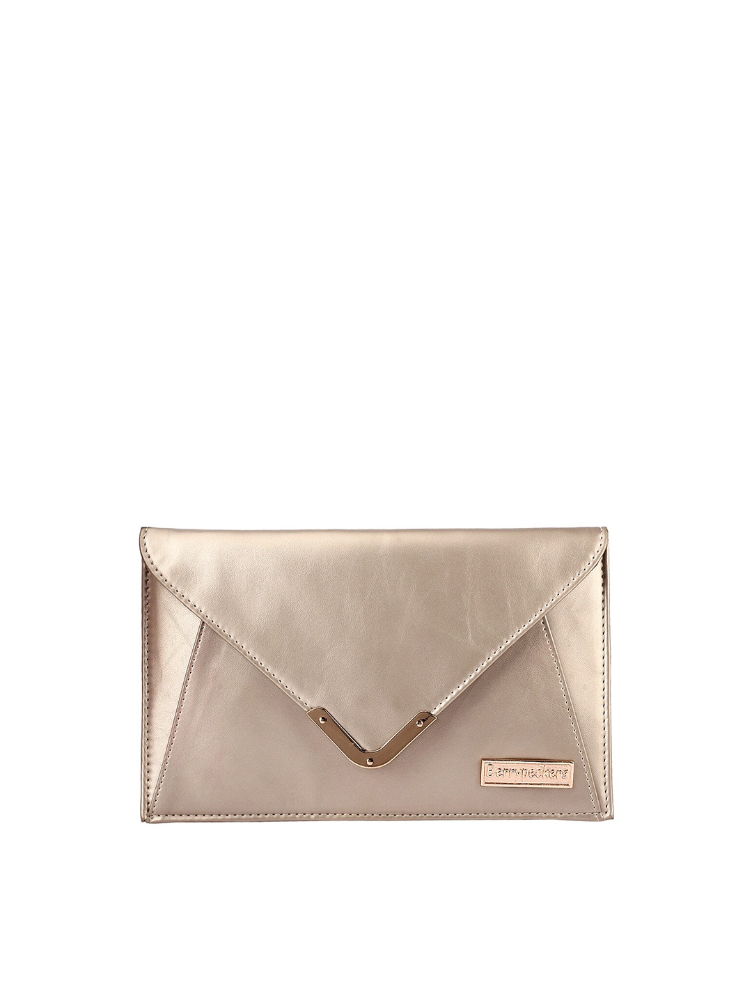 

Berrypeckers Gold-Toned Embellished Purse Clutch