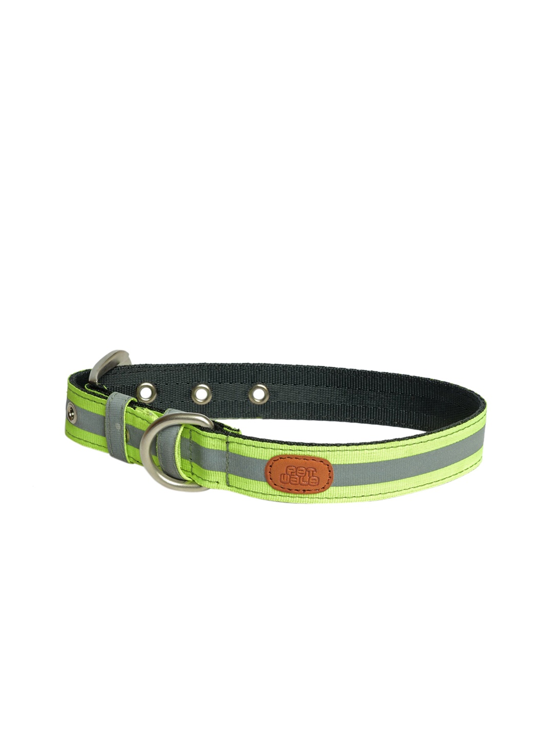 PETWALE Green Dog Belt Collar