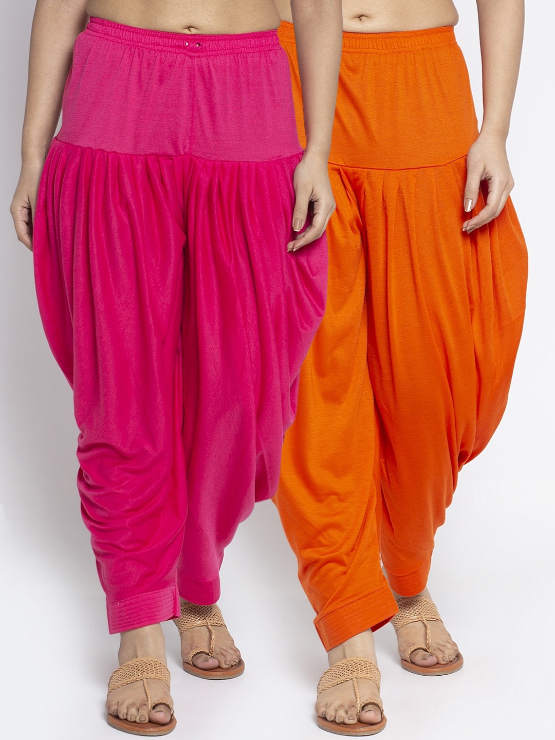 

GRACIT Women Multi Pack Of 2 Solid Salwars