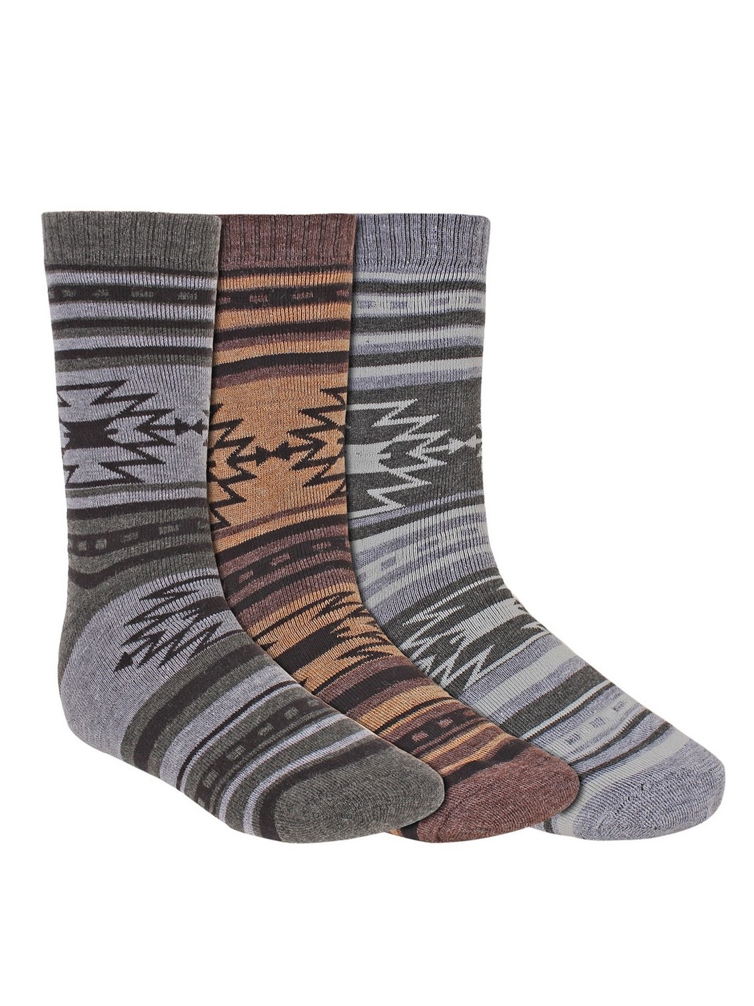 

Creature Men Pack Of 3 Assorted Pure Combed Cotton Socks