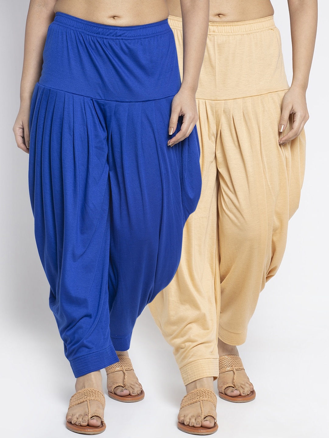 

GRACIT Women Pack Of 2 Solid Salwars, Blue