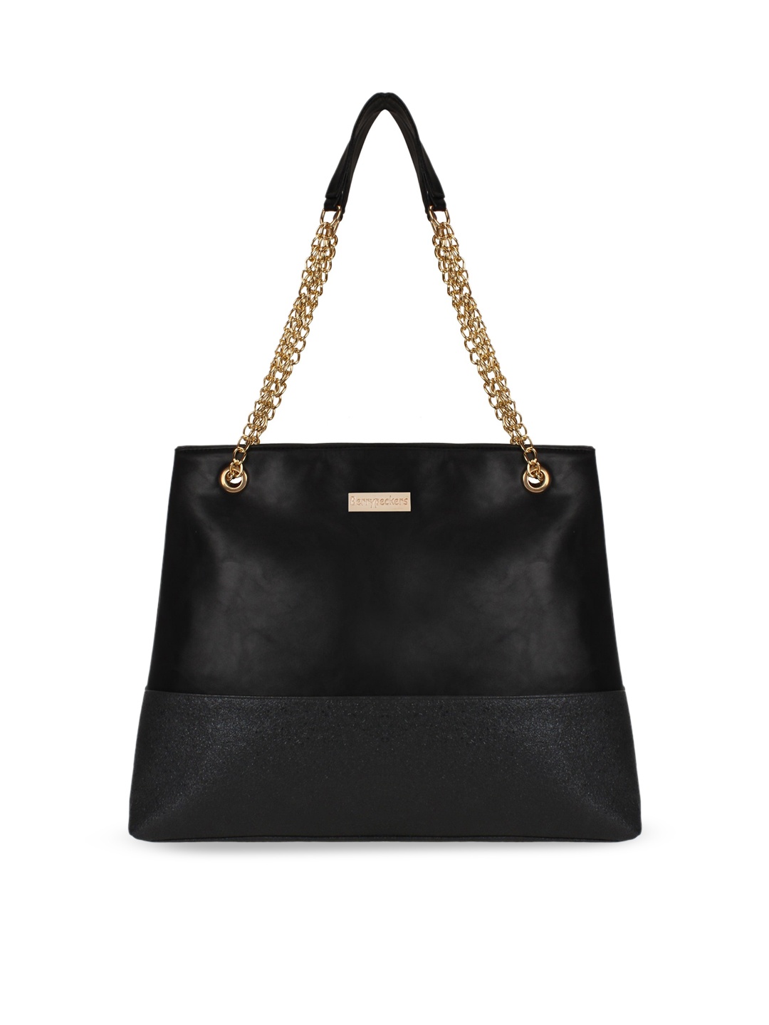 

Berrypeckers Black Solid Shoulder Bag