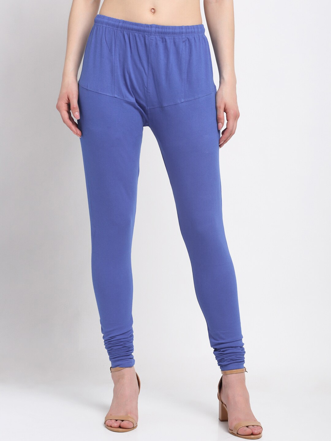 

Klotthe Women Blue Solid Leggings