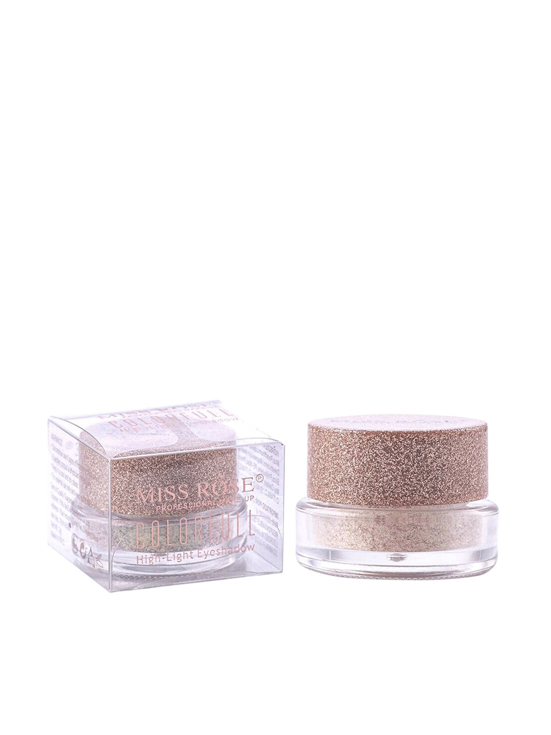 

MISS ROSE Single Glitter Eyeshadow 20 g - Sparking 7001-005M 02, Gold