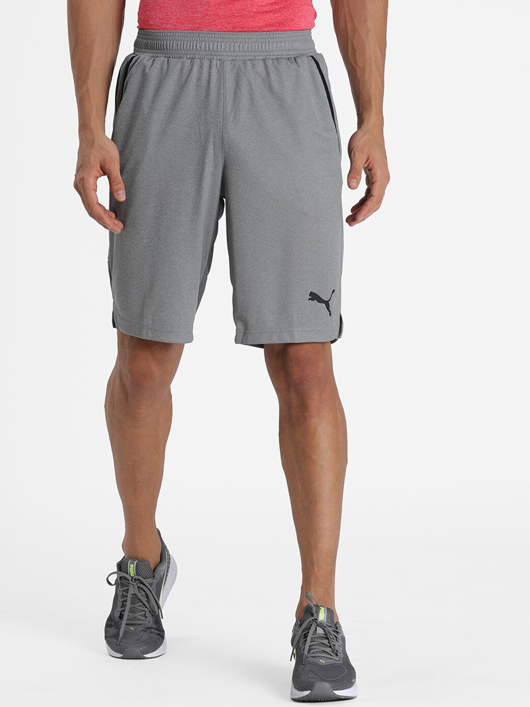 

Puma Men Regular Fit RTG Interlock Shorts, Grey