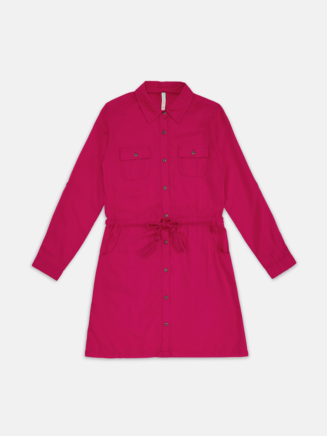 

Pantaloons Girls Junior Fuchsia Shirt Dress