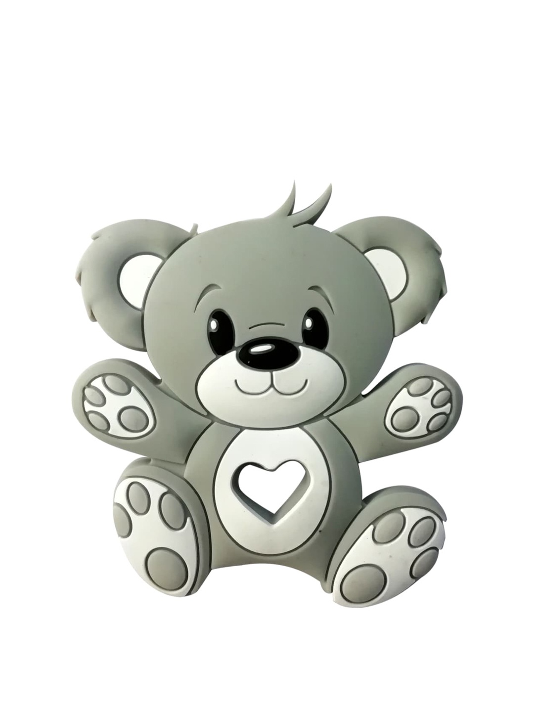

GUCHIGU Grey BPA Free Teddy Chew Teether Toy